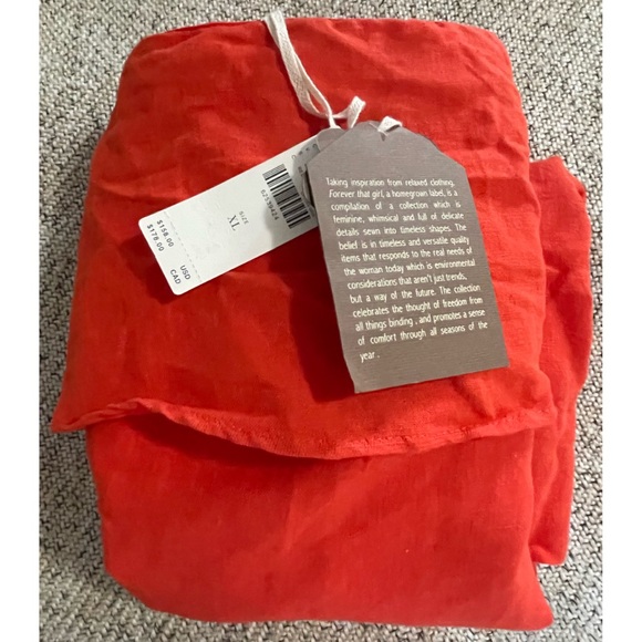 Anthropologie Forever That Girl Linen/Cotton Strapless Mini Dress NWT Size XL - Picture 4 of 11